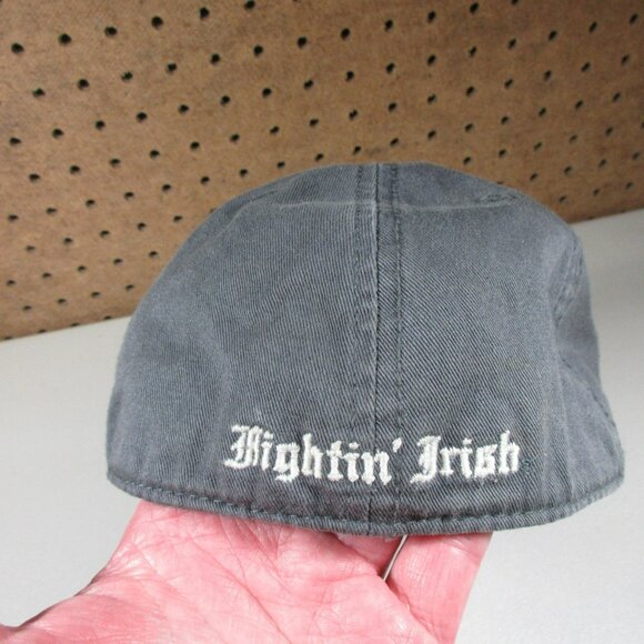 47 Brand womens gray Notre Dame Fightin Irish Relaxed stretch fit hat S - Picture 3 of 5